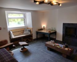 Fire room - our amazing log burner